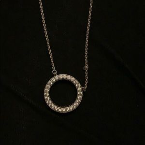 Pandora Silver Sparkle Circle necklace